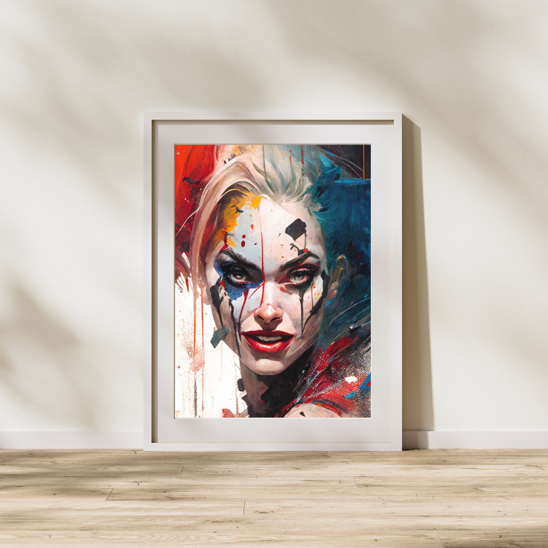 Paint by numbers painting kit Harley Quinn